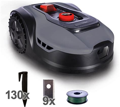 Robotfűnyíró vagy fűnyíró robot .